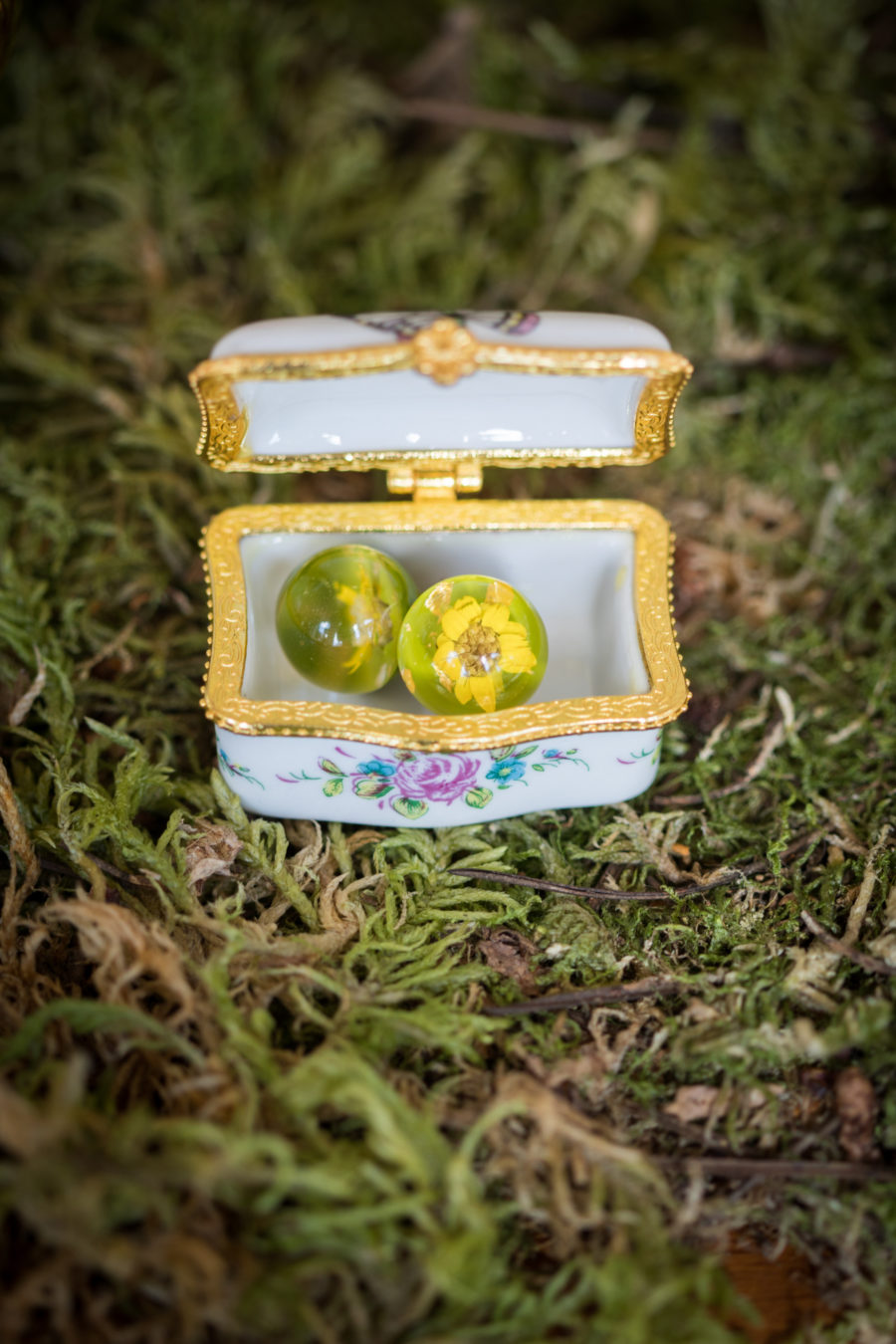 boucles d'oreilles femme cadeau résine fleurs séchées bijoux de créateur France