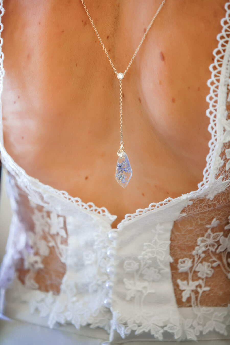 bijou de mariage bleu tradition quelque chose de bleu myosotis