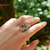 bague automne feuille d'automne marron bijou