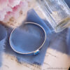 bracelet fleur myosotis bleu champêtre bijou délicat